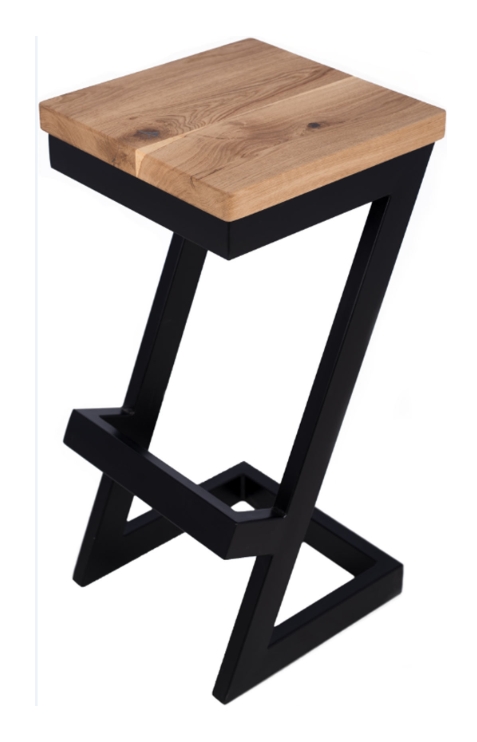 Барный стул из массива дуба